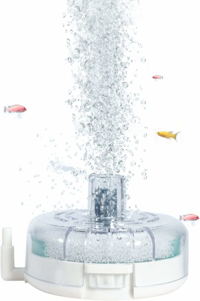 UPETTOOLS Mini Aquarium Sponge Filter，Small Internal Fish Tank Filter Sui for 2-6 Gallon Tank