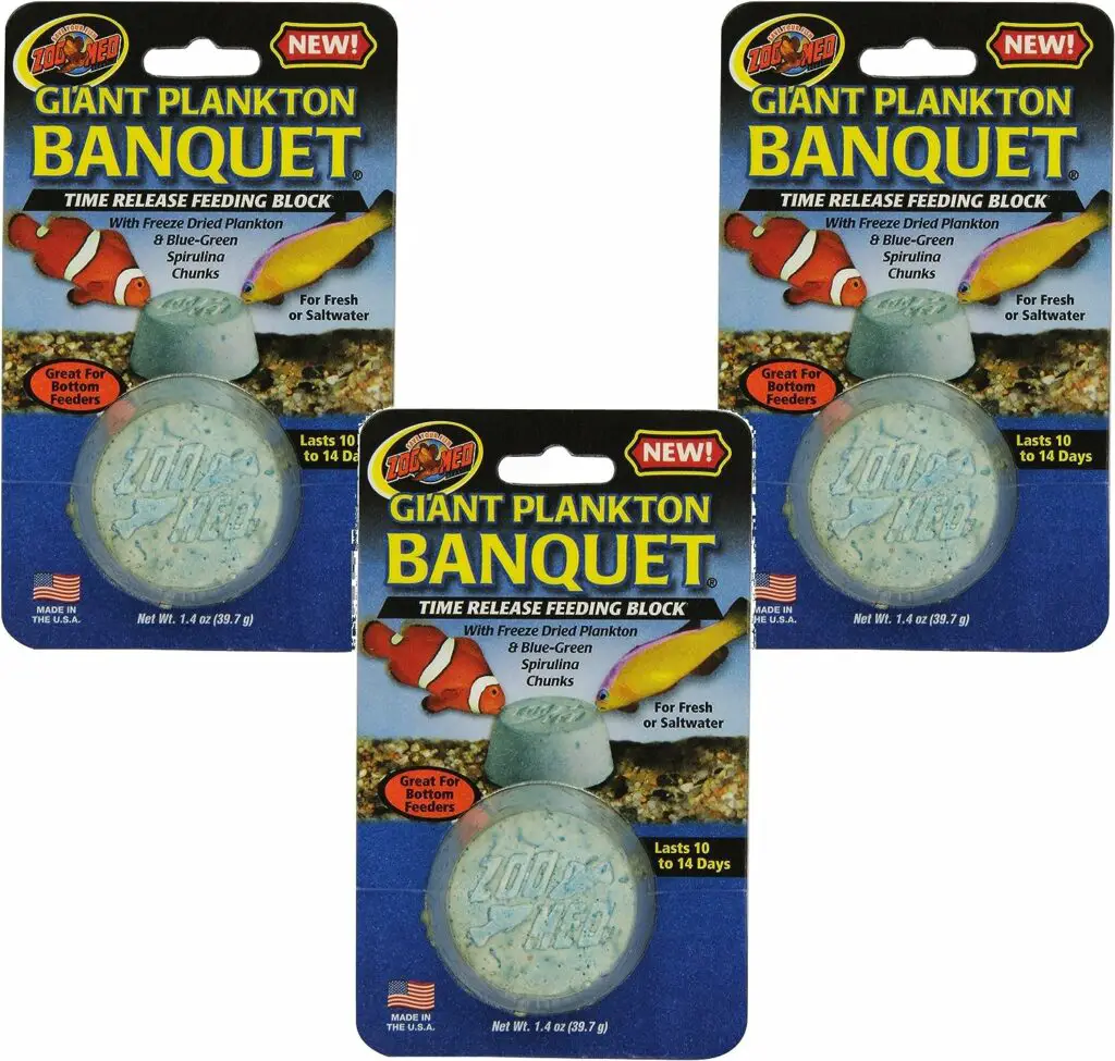 Zoo Med Laboratories Plankton Banquet Block Feeders - Giant Size (3 Pack)